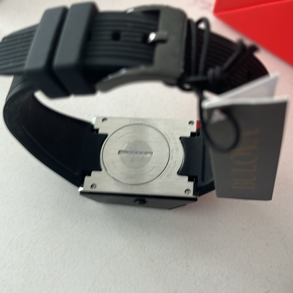BULOVA Computron  LED Digital Watch Black Men Watch Japan - Picture 7 of 9